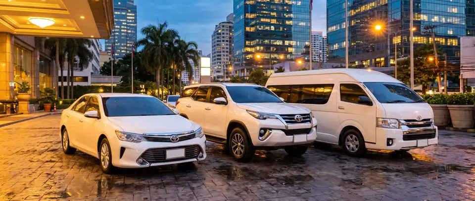 Sedan, SUV and van